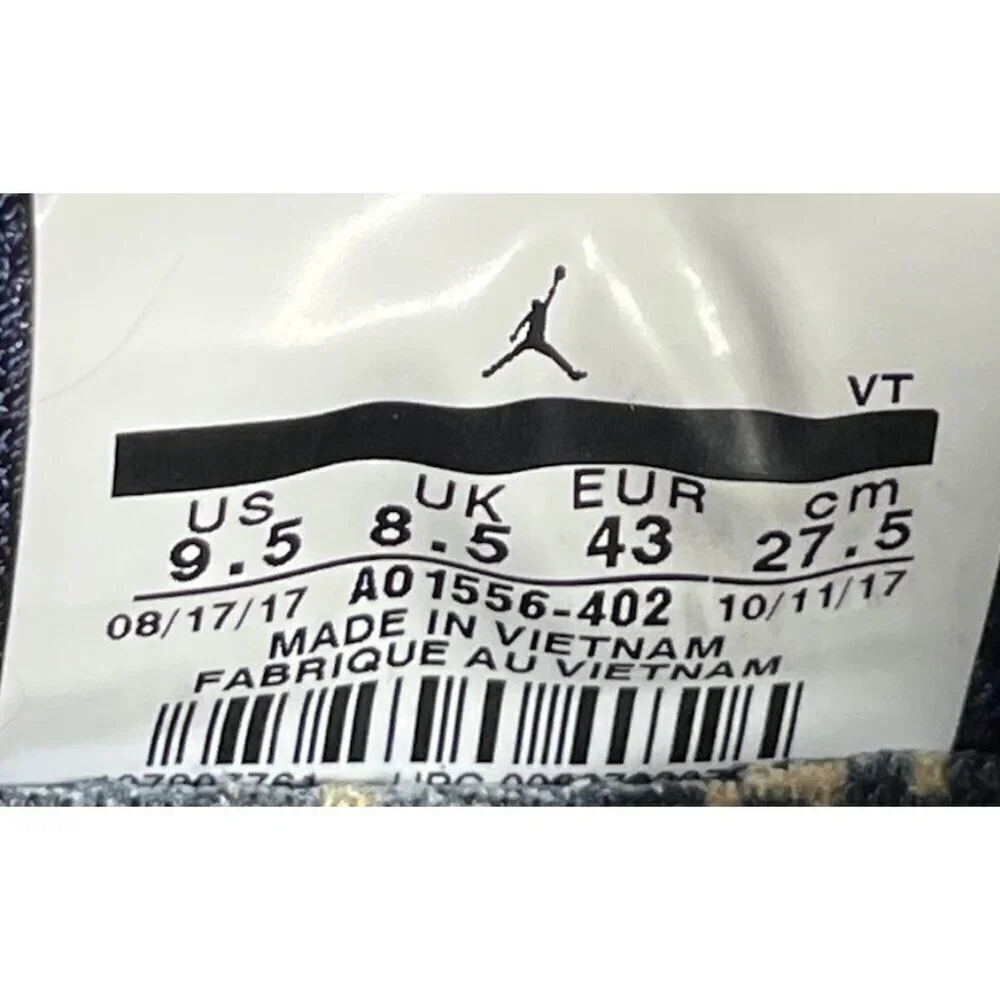 JORDAN ZOOM TENACITY RE2PECT Navy White Men’s Size 9.5 Athletic Shoes A01556-402